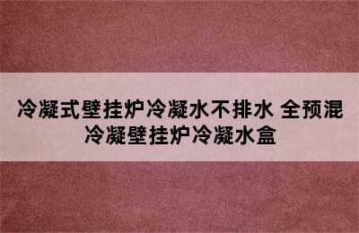 冷凝式壁挂炉冷凝水不排水 全预混冷凝壁挂炉冷凝水盒